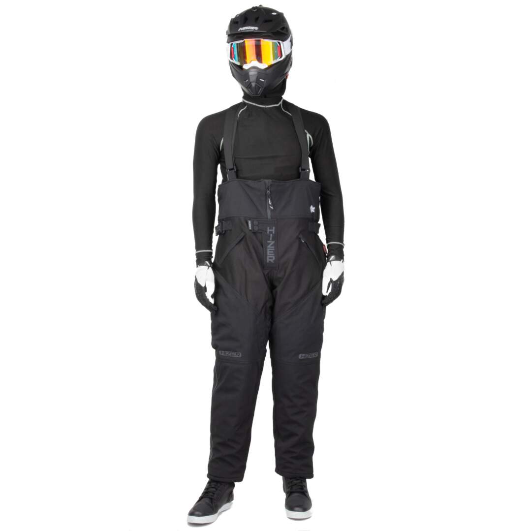 Штаны для снегохода HIZER №1 black (текстиль) (M)